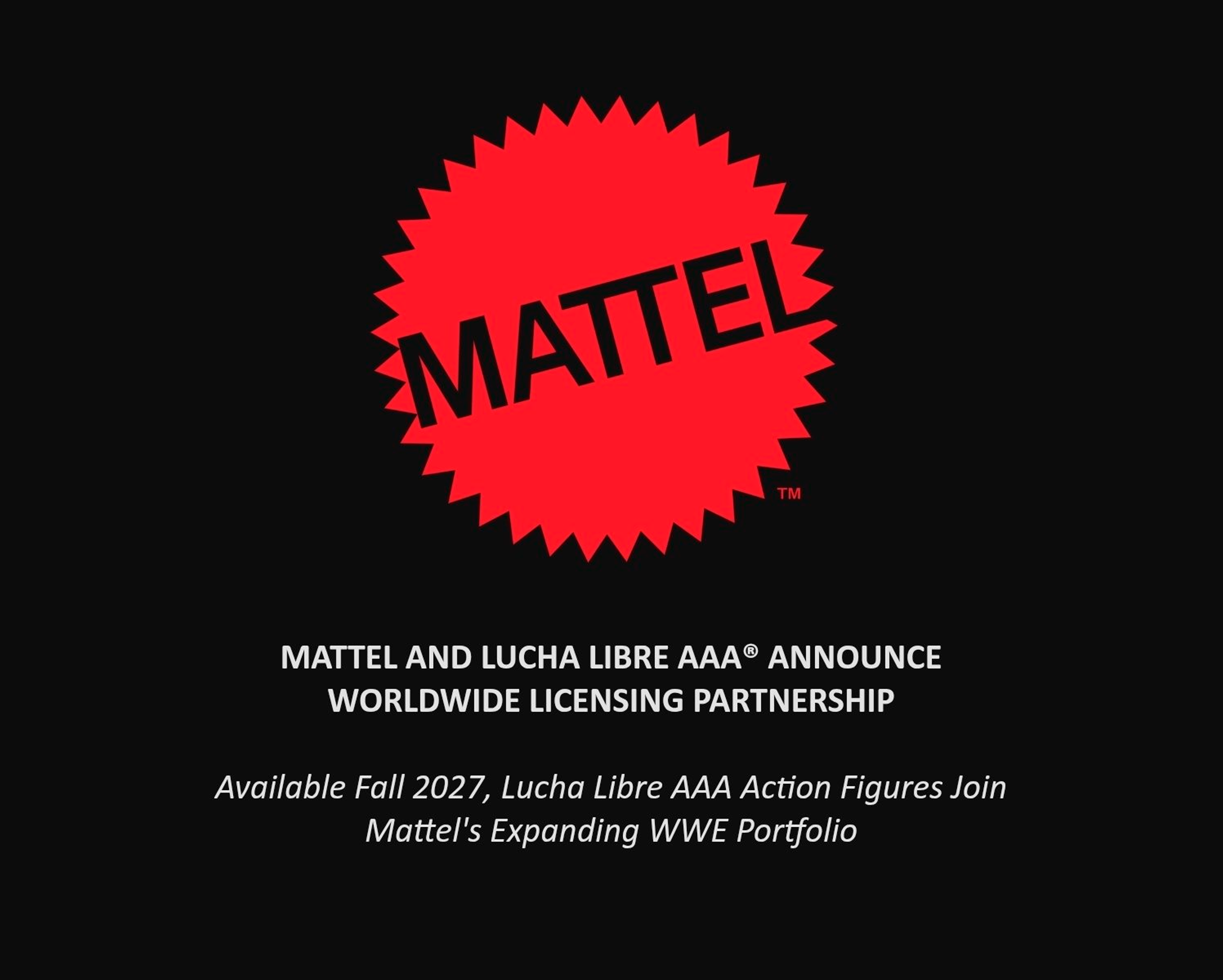 Mattel AHORA TIENE UN NUEVO ACUERDO CON Lucha Libre AAA Y WWE